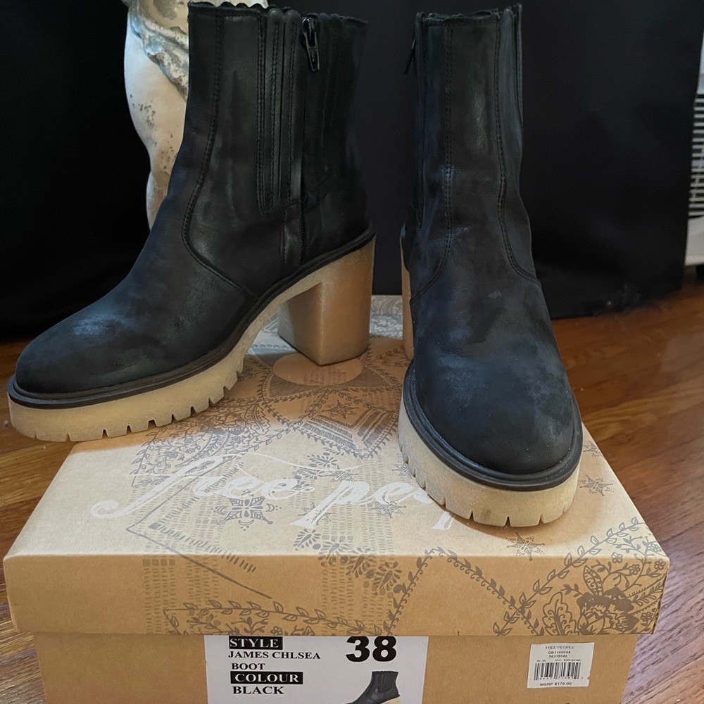 Black Chelsea Boots by Free People